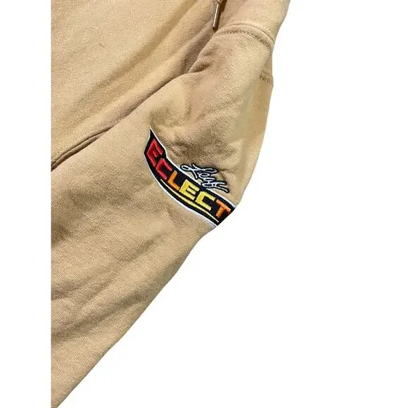 Leaf Trading Cards Hoodie Jacket Sweatshirt SZ M Brand Logo Patches VERY LIMITED